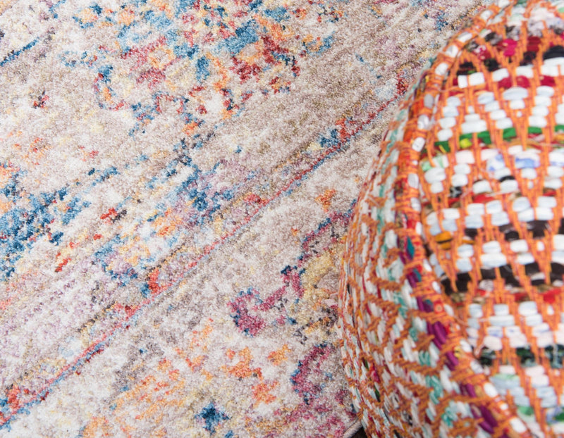 Seville Woven Collection Area Rug - Alcazar Runner Beige lifestyle 98