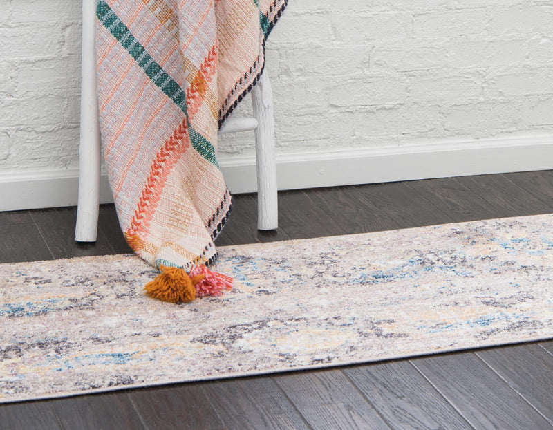 Seville Woven Collection Area Rug - Alcazar Runner Light Brown lifestyle 79
