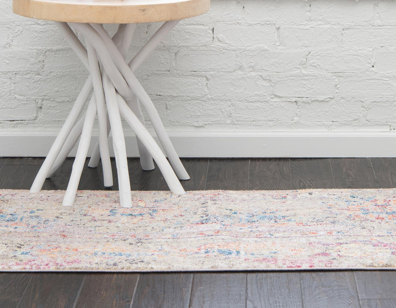 Seville Woven Collection Area Rug - Alcazar Runner Light Green lifestyle 39