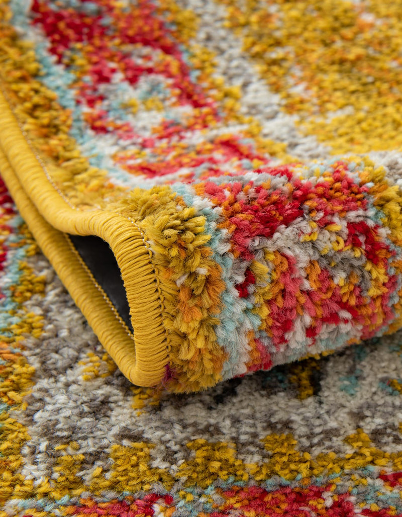 Brighton Terrace Collection Area Rug - Hove (Gold) Rectangle Gold lifestyle 6