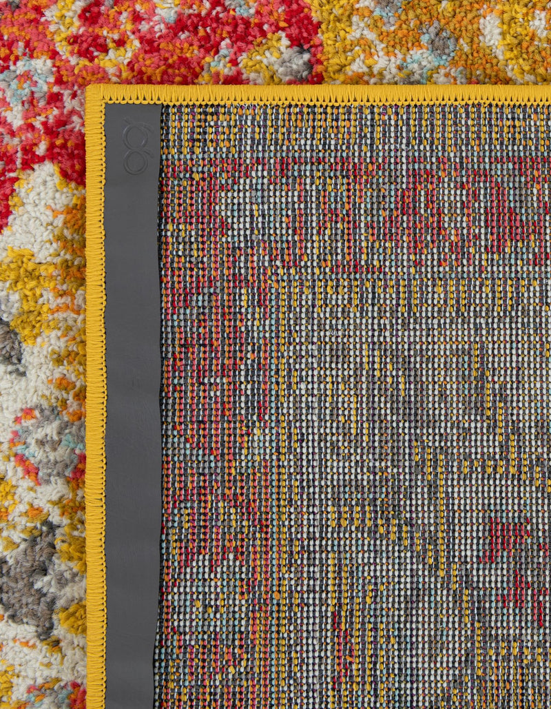 Brighton Terrace Collection Area Rug - Hove (Gold) Rectangle Gold lifestyle 15