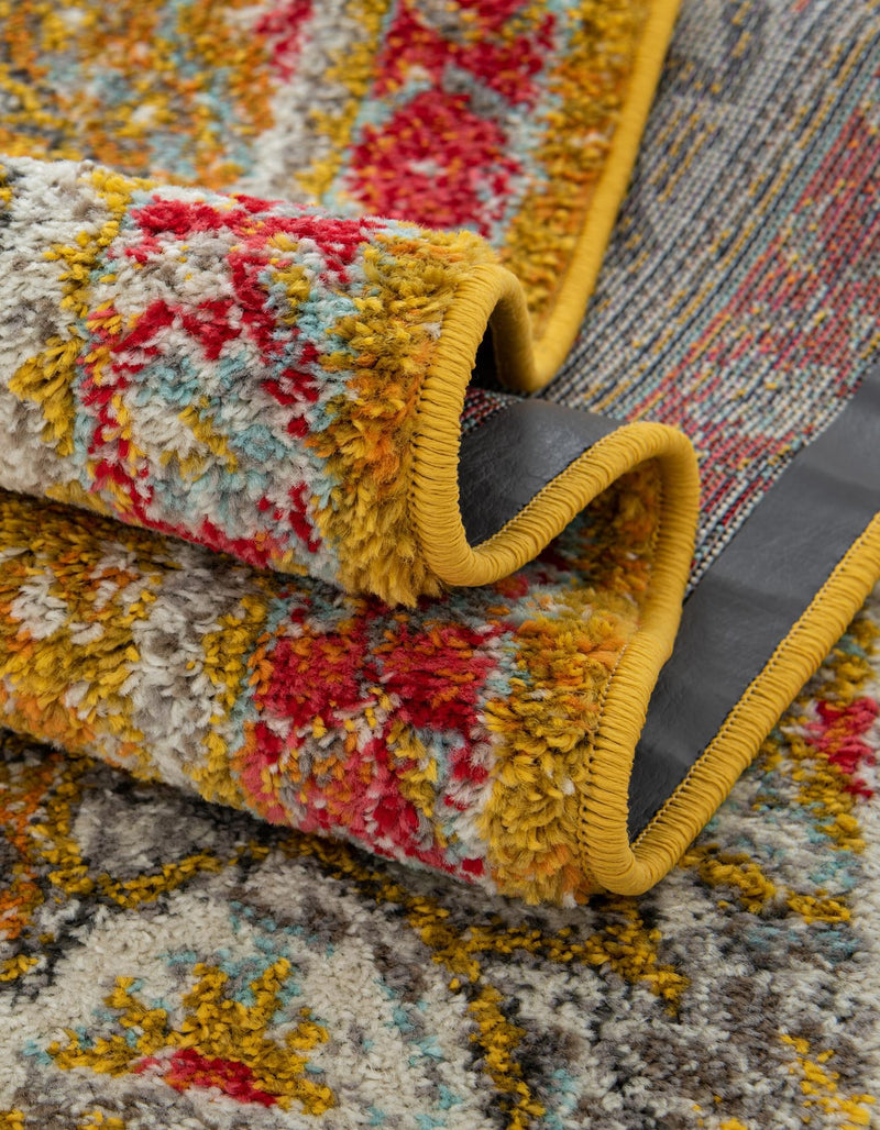 Brighton Terrace Collection Area Rug - Hove (Gold) Runner Gold lifestyle 63