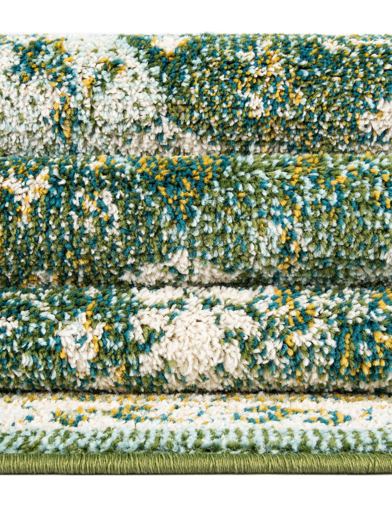 Brighton Terrace Collection Area Rug - Rottingdean (Green) Rectangle Green lifestyle 14
