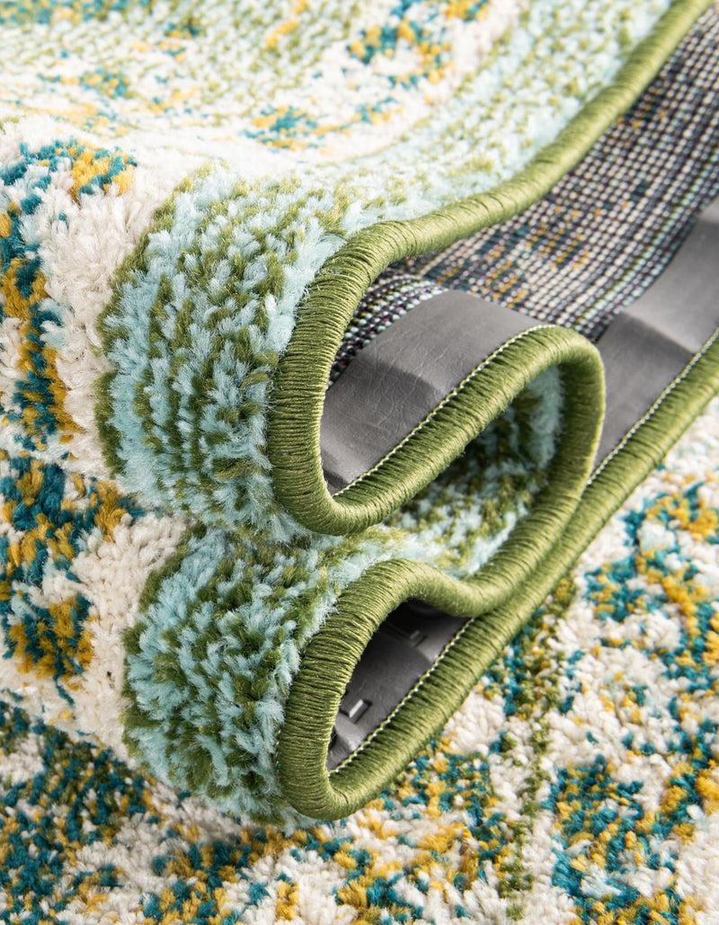 Brighton Terrace Collection Area Rug - Rottingdean (Green) Rectangle Green lifestyle 20