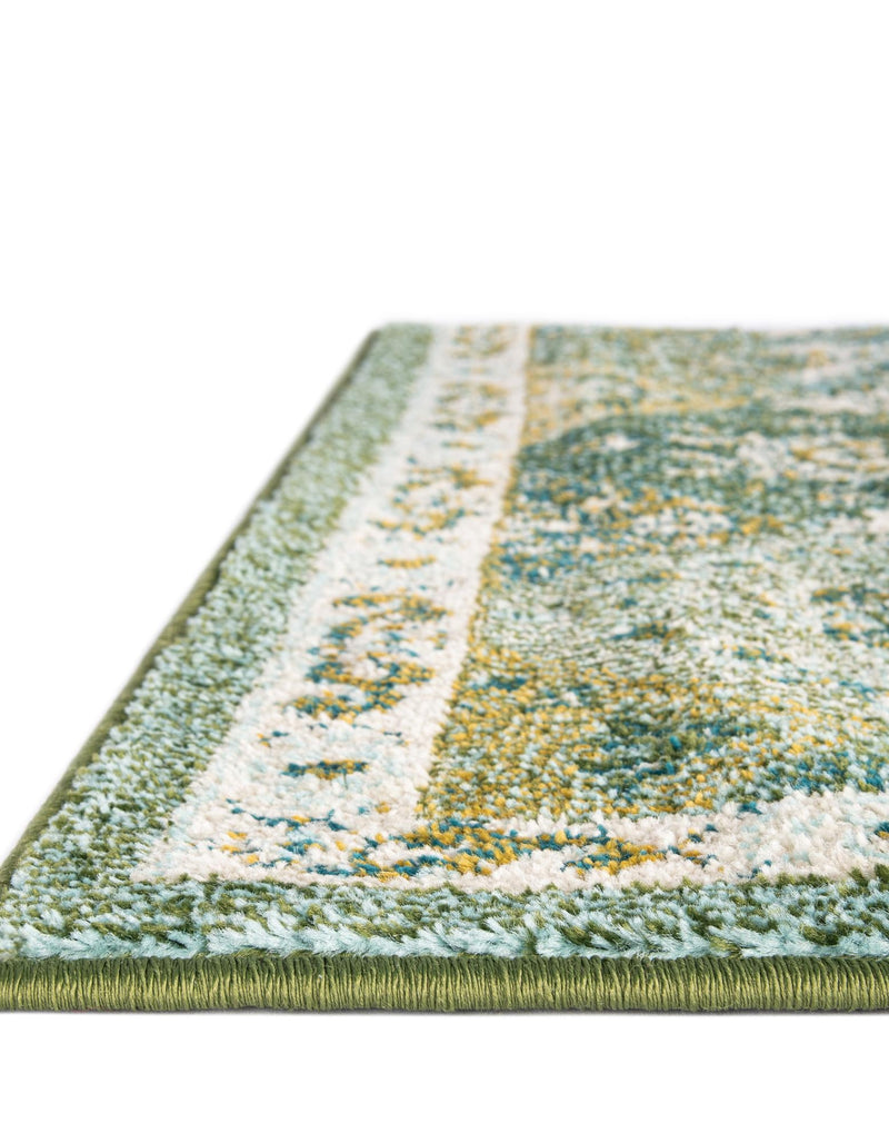 Brighton Terrace Collection Area Rug - Rottingdean (Green) Square Green lifestyle 29