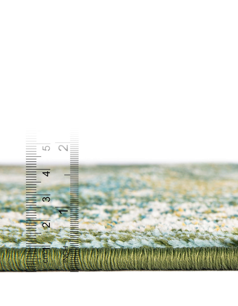 Brighton Terrace Collection Area Rug - Rottingdean (Green) Runner Green lifestyle 26