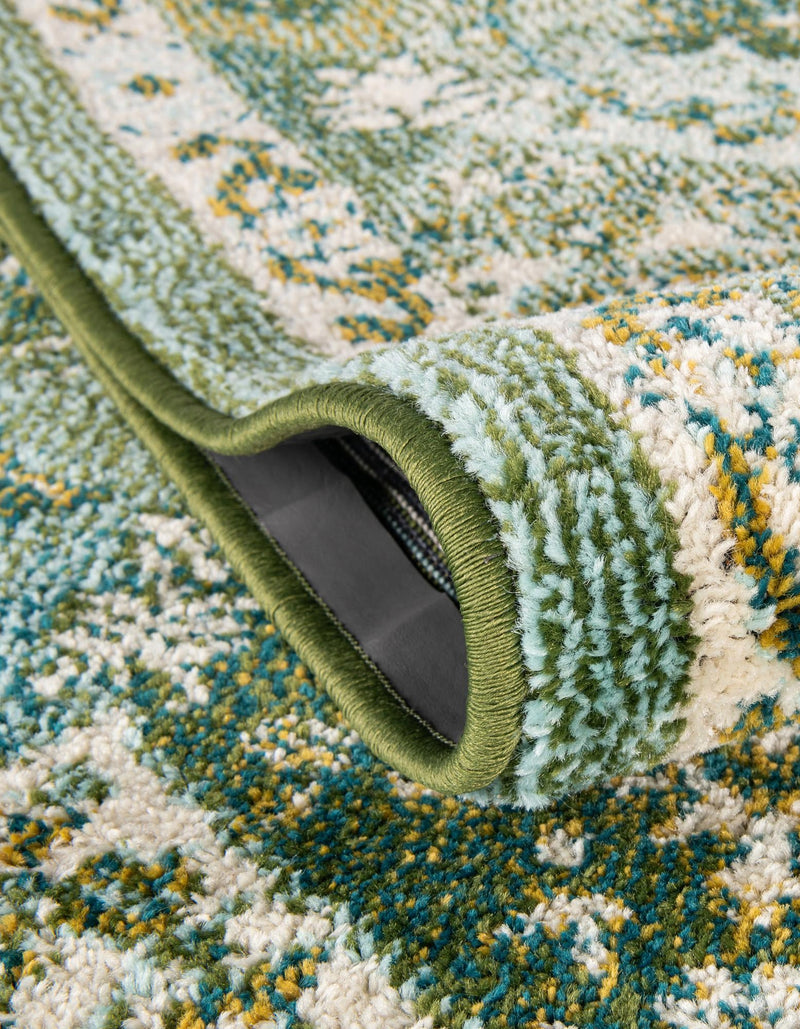 Brighton Terrace Collection Area Rug - Rottingdean (Green) Runner Green lifestyle 28
