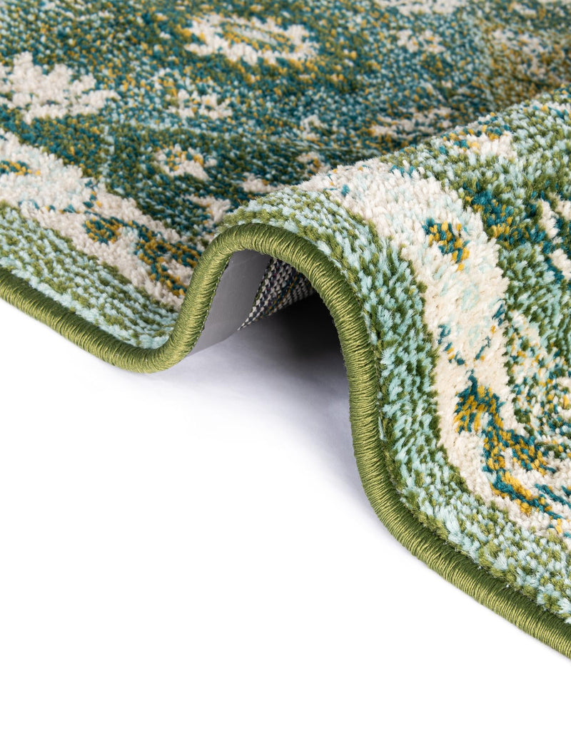 Brighton Terrace Collection Area Rug - Rottingdean (Green) Runner Green lifestyle 36