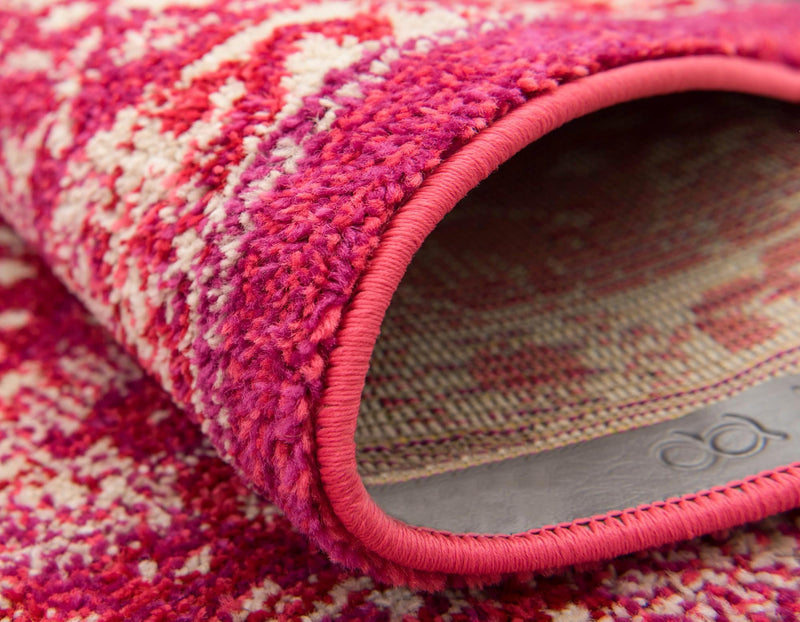 Brighton Terrace Collection Area Rug - Rottingdean (Magenta) Square Magenta lifestyle 29