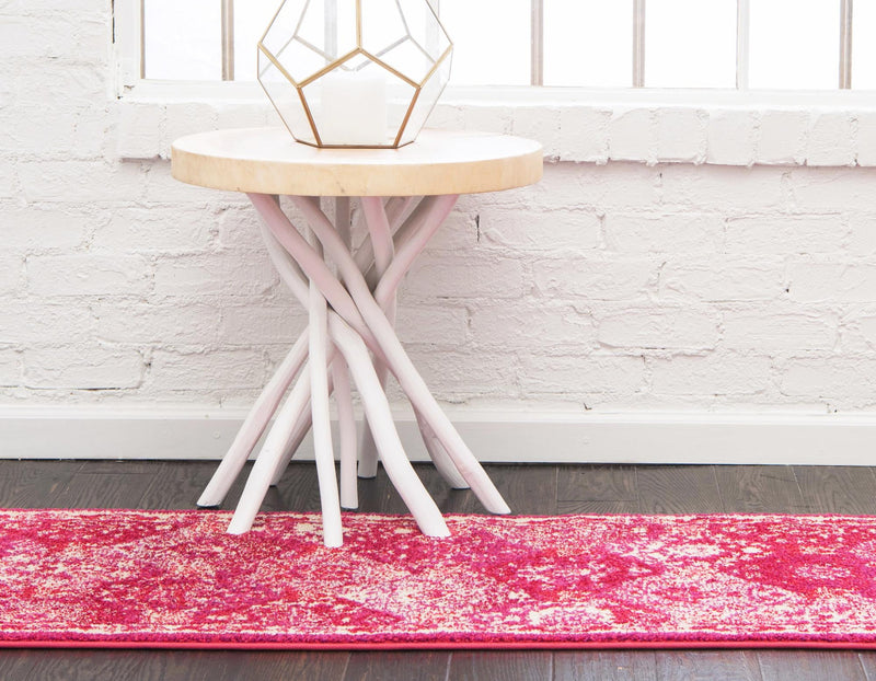 Brighton Terrace Collection Area Rug - Rottingdean (Magenta) Runner Magenta lifestyle 22
