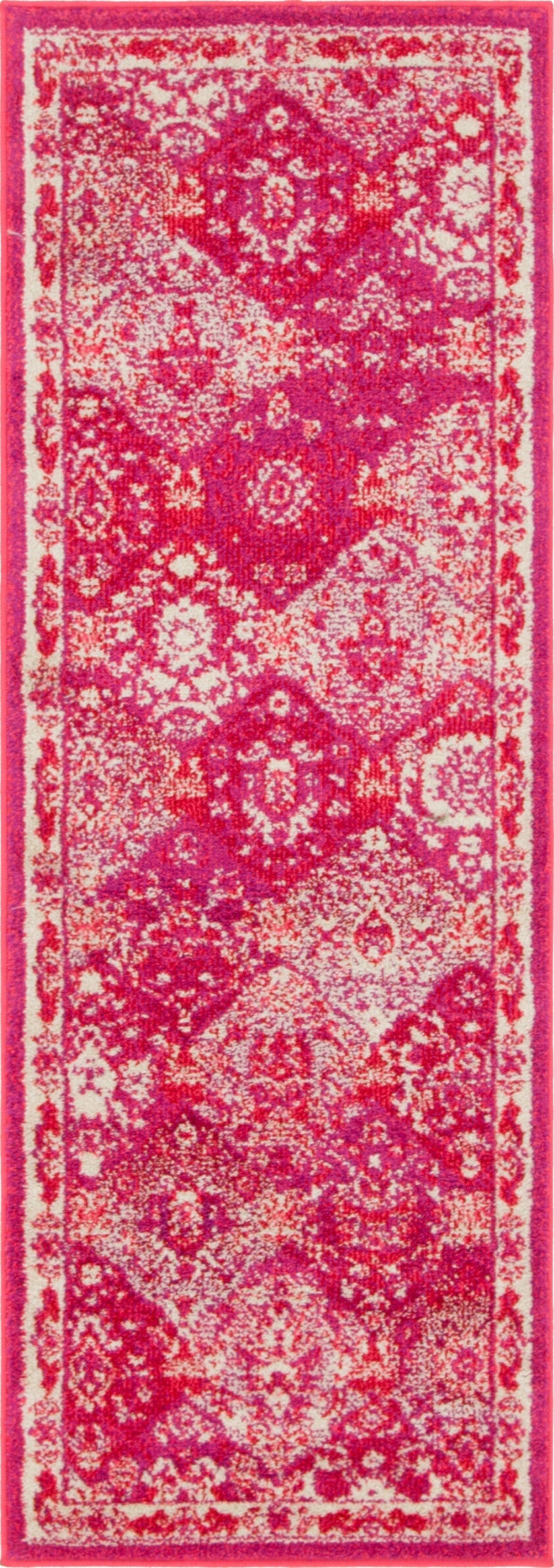 Brighton Terrace Collection Area Rug - Rottingdean (Magenta) Runner Magenta lifestyle 13