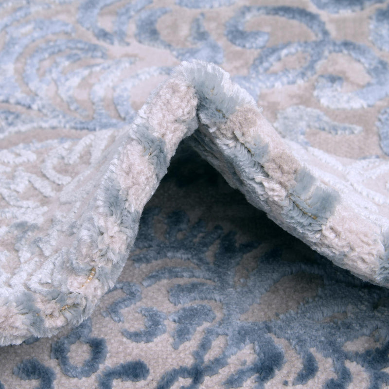 Derbyshire Elegance Collection Area Rug - Bakewell Runner Blue lifestyle 17