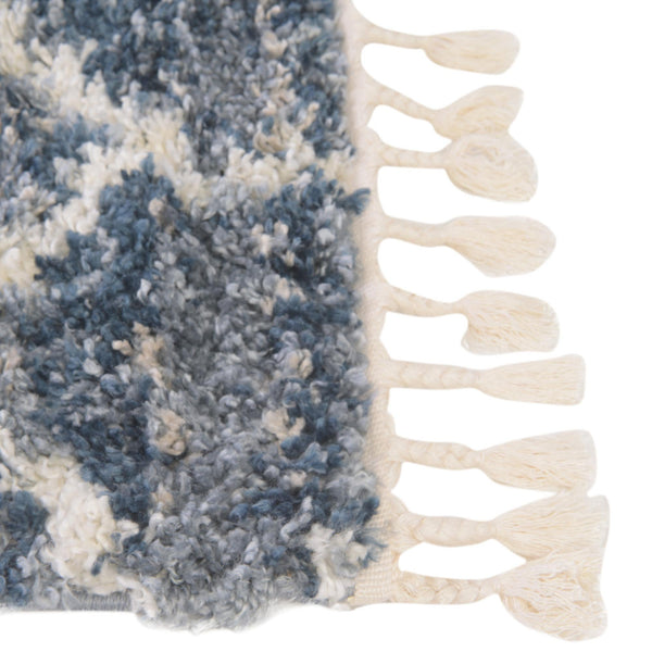 Cozy Cove Shag Collection Area Rug - Marina Rectangle Blue lifestyle 10