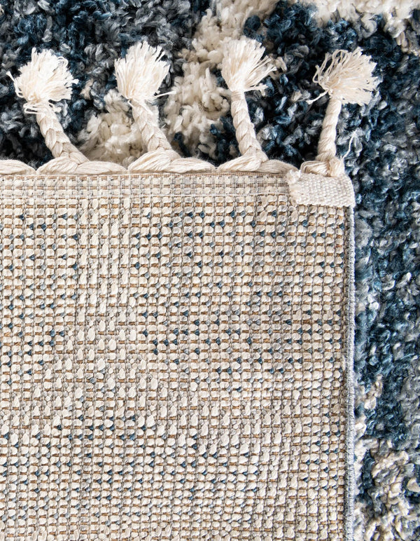 Cozy Cove Shag Collection Area Rug - Marina Rectangle Blue lifestyle 69