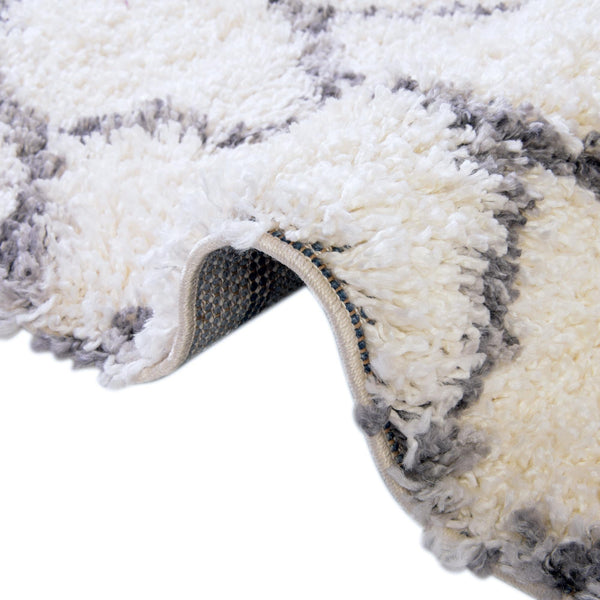 Cozy Cove Shag Collection Area Rug - Marina Rectangle Ivory lifestyle 40