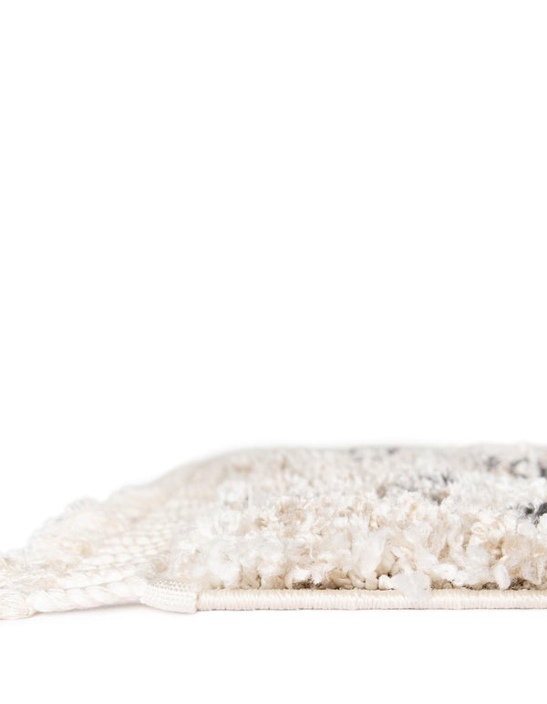 Cozy Cove Shag Collection Area Rug - Marina Square Beige lifestyle 155