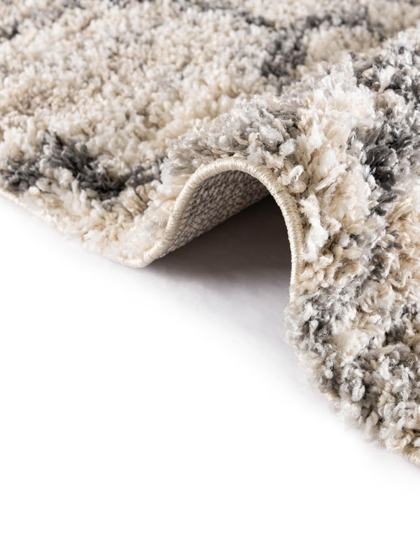 Cozy Cove Shag Collection Area Rug - Marina Square Beige lifestyle 159