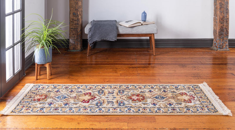 Savannah Elegance Collection Area Rug - Charleston Runner Ivory lifestyle 56