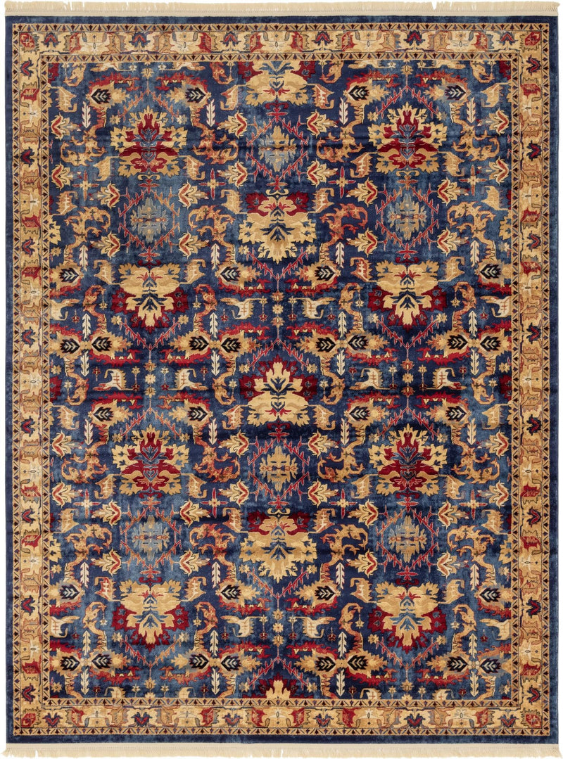 Savannah Elegance Collection Area Rug - Charleston Rectangle Blue Main