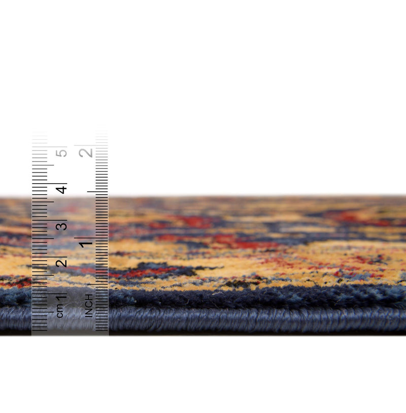 Savannah Elegance Collection Area Rug - Charleston Rectangle Blue lifestyle 5