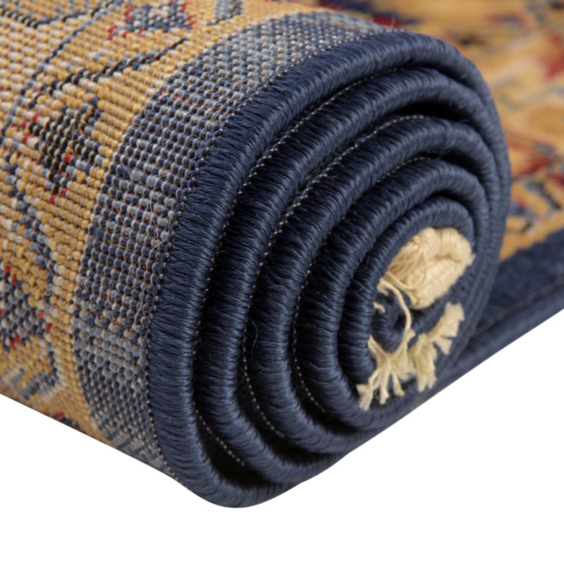 Savannah Elegance Collection Area Rug - Charleston Rectangle Blue lifestyle 12