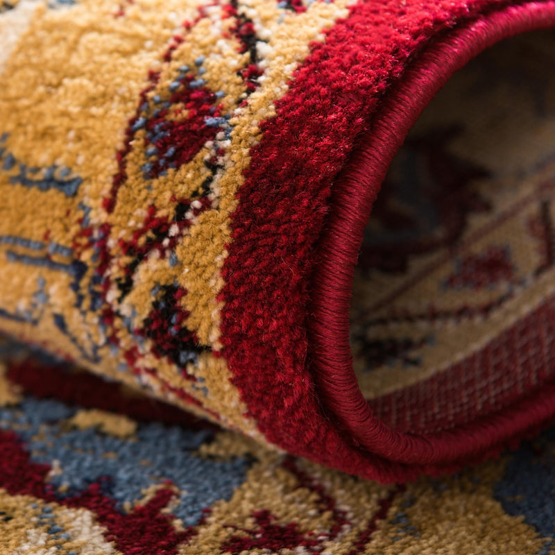 Savannah Elegance Collection Area Rug - Charleston Square Red lifestyle 39