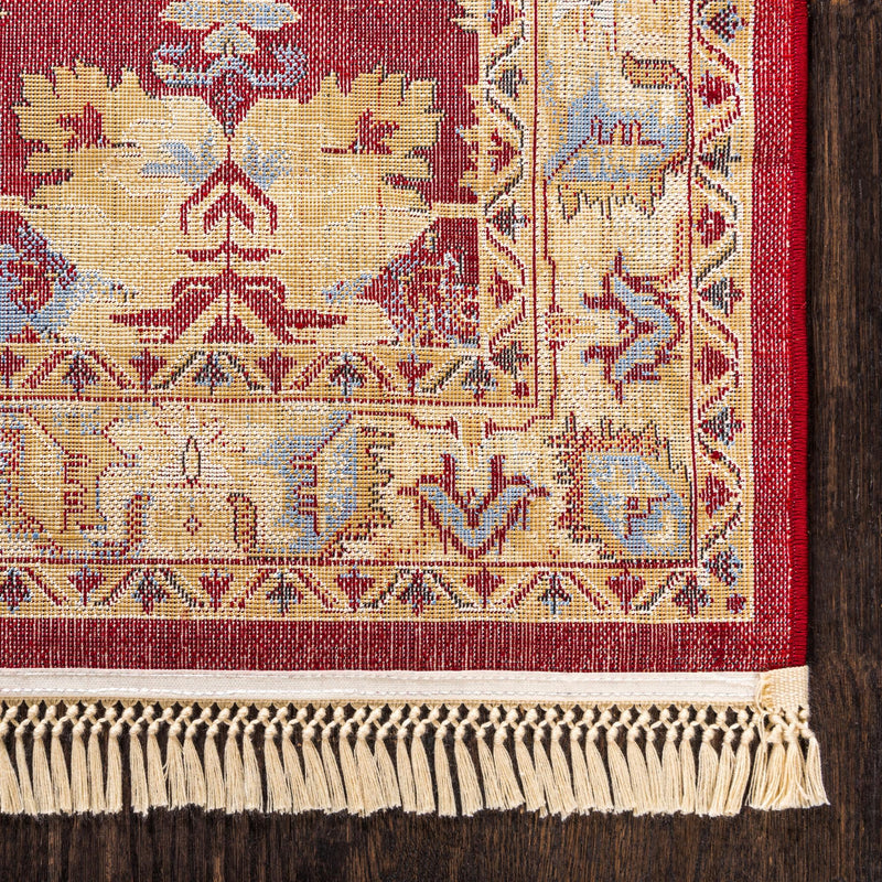 Savannah Elegance Collection Area Rug - Charleston Square Red lifestyle 51