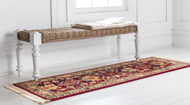 Savannah Elegance Collection Area Rug - Charleston Runner Red lifestyle 52