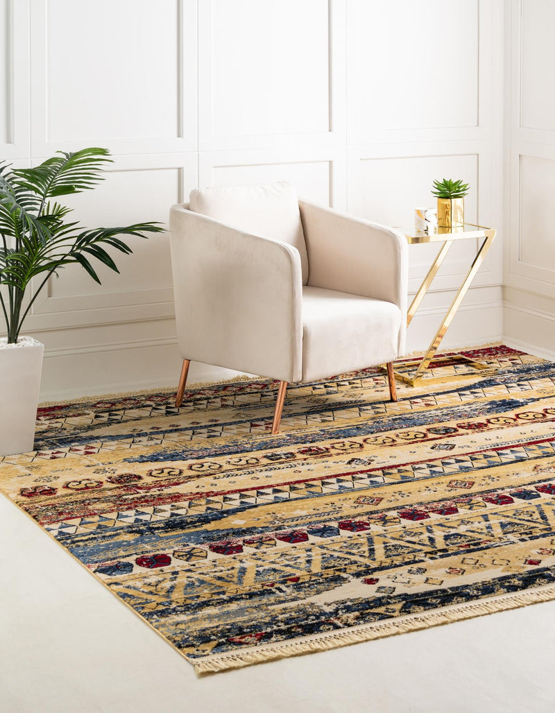 Savannah Elegance Collection Area Rug - Hilton Square Multi lifestyle 16