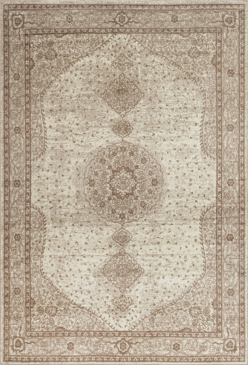 Dover Terrace Collection Area Rug - Marina (Light Brown) Rectangle Light Brown Main