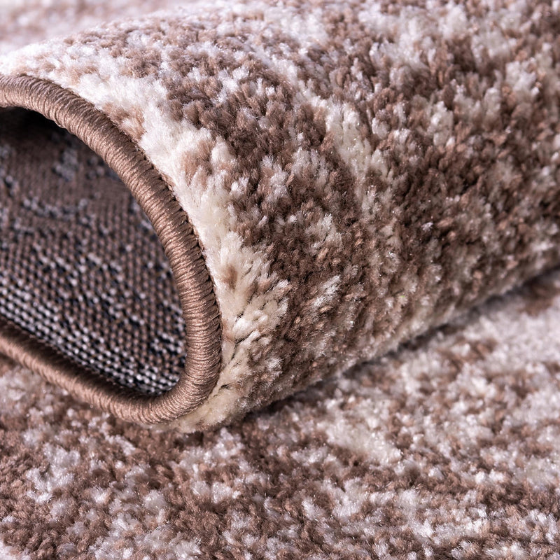 Dover Terrace Collection Area Rug - Marina (Light Brown) Rectangle Light Brown lifestyle 5