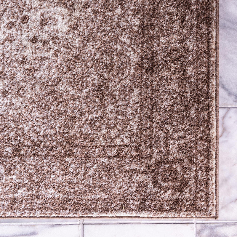 Dover Terrace Collection Area Rug - Marina (Light Brown) Rectangle Light Brown lifestyle 7