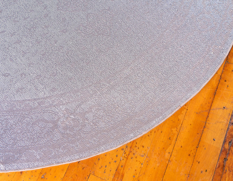 Dover Terrace Collection Area Rug - Marina (Light Brown) Round Light Brown lifestyle 21