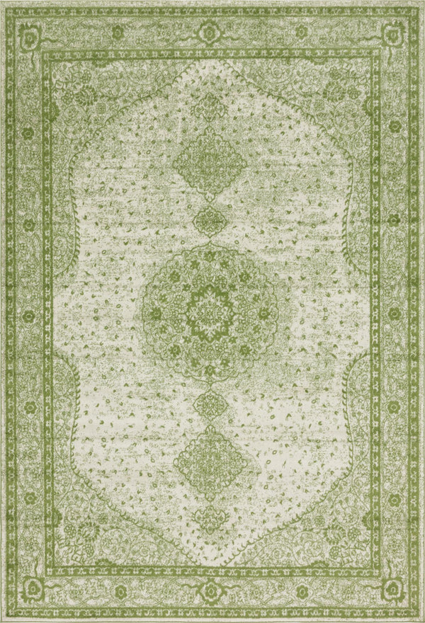 Dover Terrace Collection Area Rug - Marina (Green) Rectangle Green Main