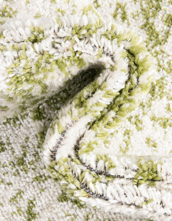 Dover Terrace Collection Area Rug - Marina (Green) Runner Green lifestyle 10