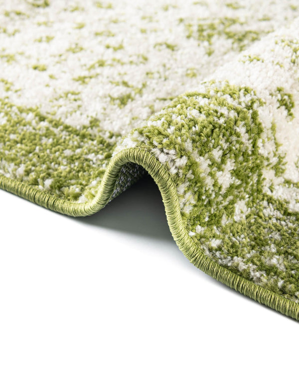Dover Terrace Collection Area Rug - Marina (Green) Runner Green lifestyle 46