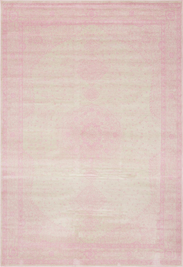 Dover Terrace Collection Area Rug - Marina (Pink) Rectangle Pink Main