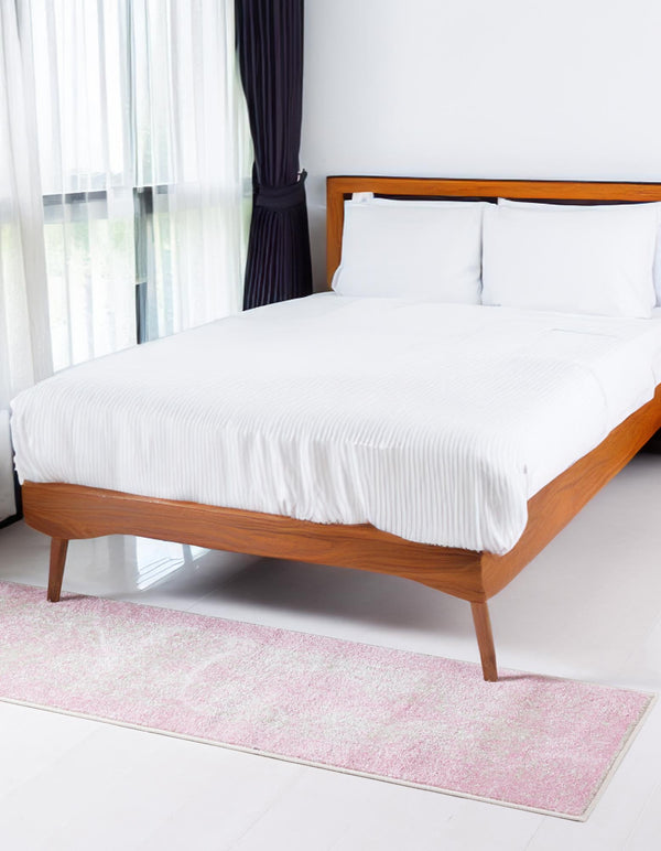 Dover Terrace Collection Area Rug - Marina (Pink) Runner Pink lifestyle 4