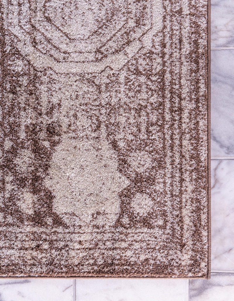 Dover Terrace Collection Area Rug - Lagoon (Light Brown) Rectangle Light Brown lifestyle 7
