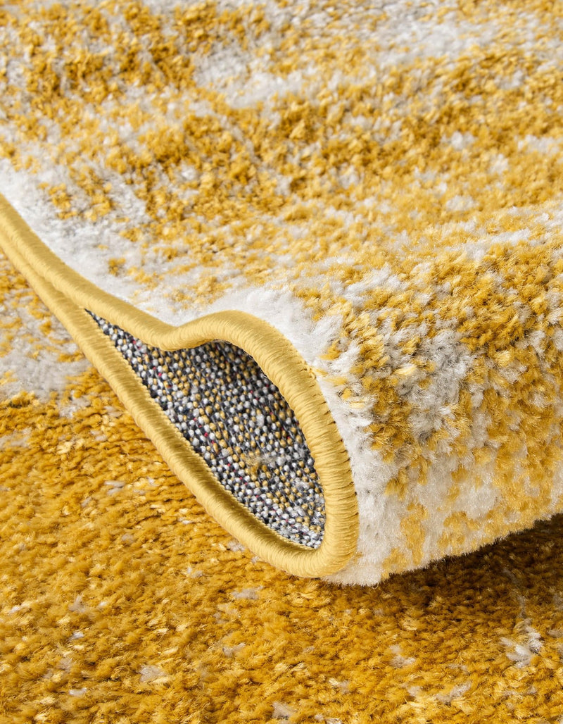 Dover Terrace Collection Area Rug - Lagoon (Yellow) Rectangle Yellow lifestyle 7
