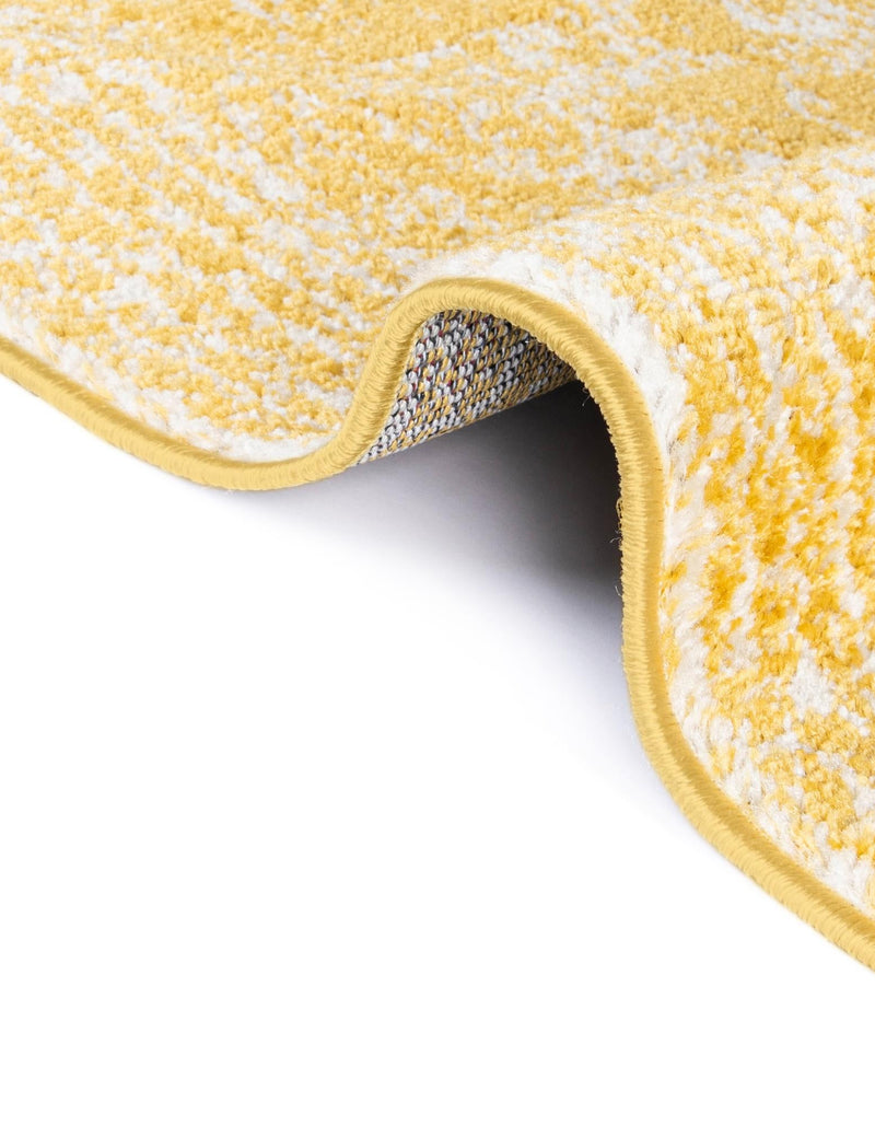 Dover Terrace Collection Area Rug - Lagoon (Yellow) Rectangle Yellow lifestyle 9