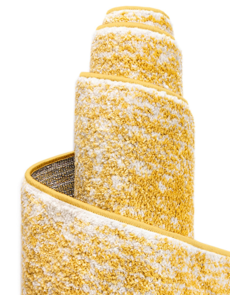 Dover Terrace Collection Area Rug - Lagoon (Yellow) Rectangle Yellow lifestyle 10