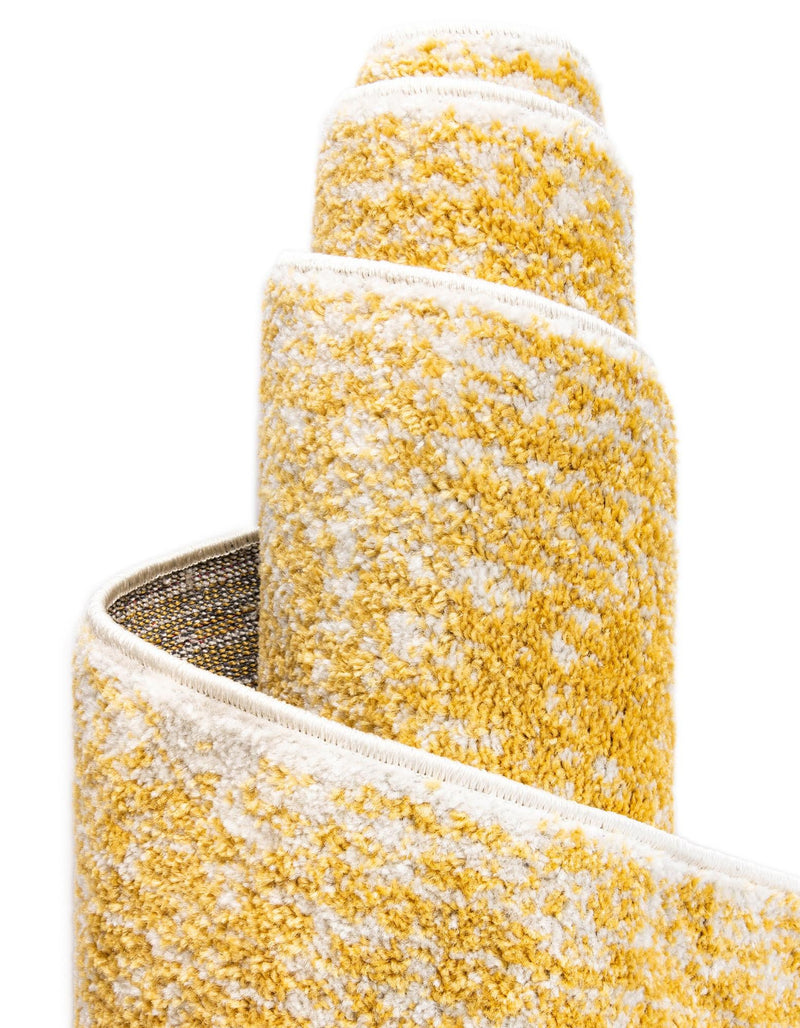 Dover Terrace Collection Area Rug - Lagoon (Yellow) Runner Yellow lifestyle 43