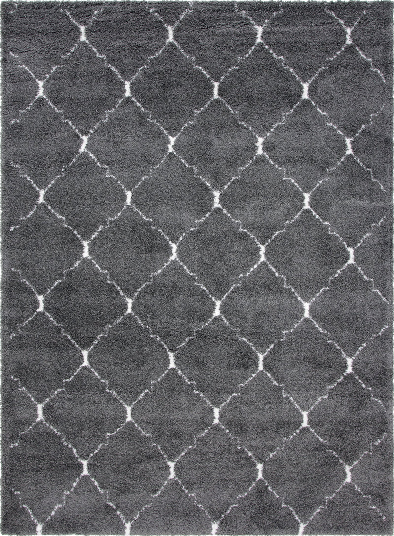 Casablanca Comfort Collection Area Rug - Medina Rectangle Gray Main