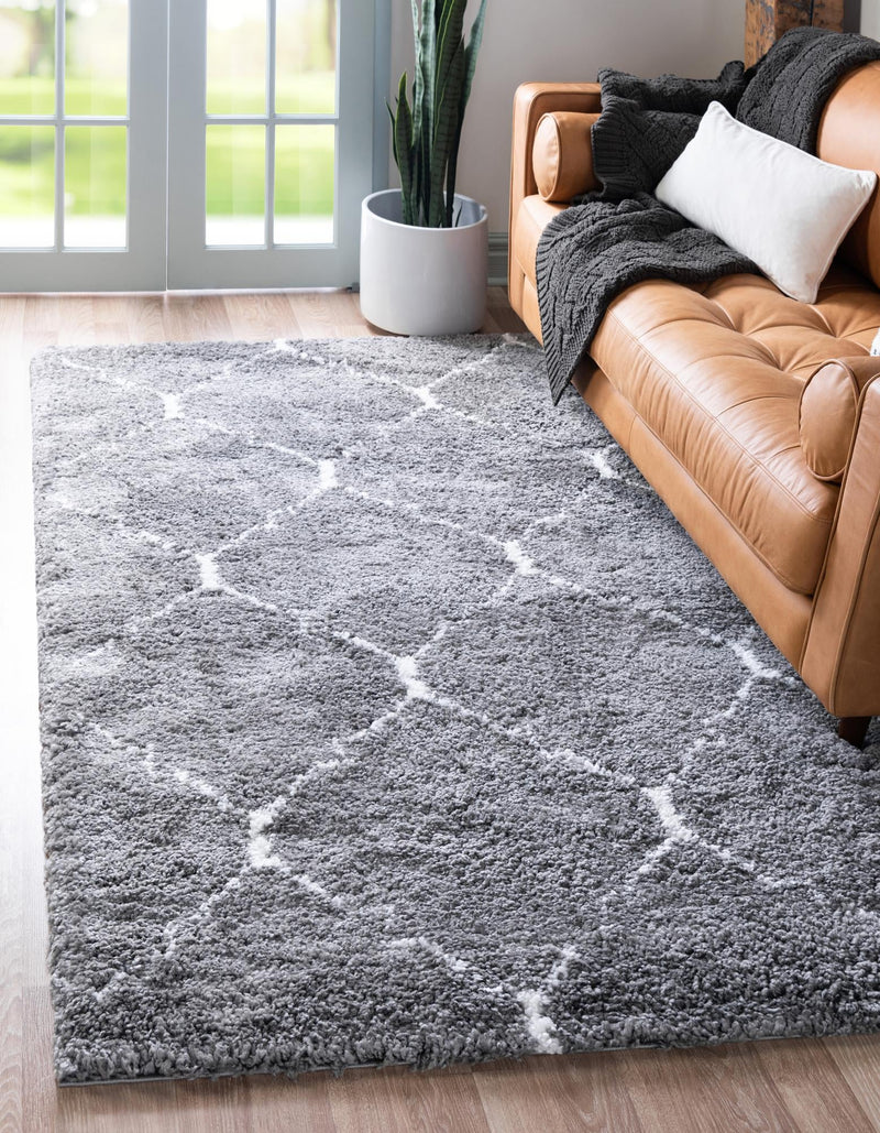 Casablanca Comfort Collection Area Rug - Medina Rectangle Gray lifestyle 3