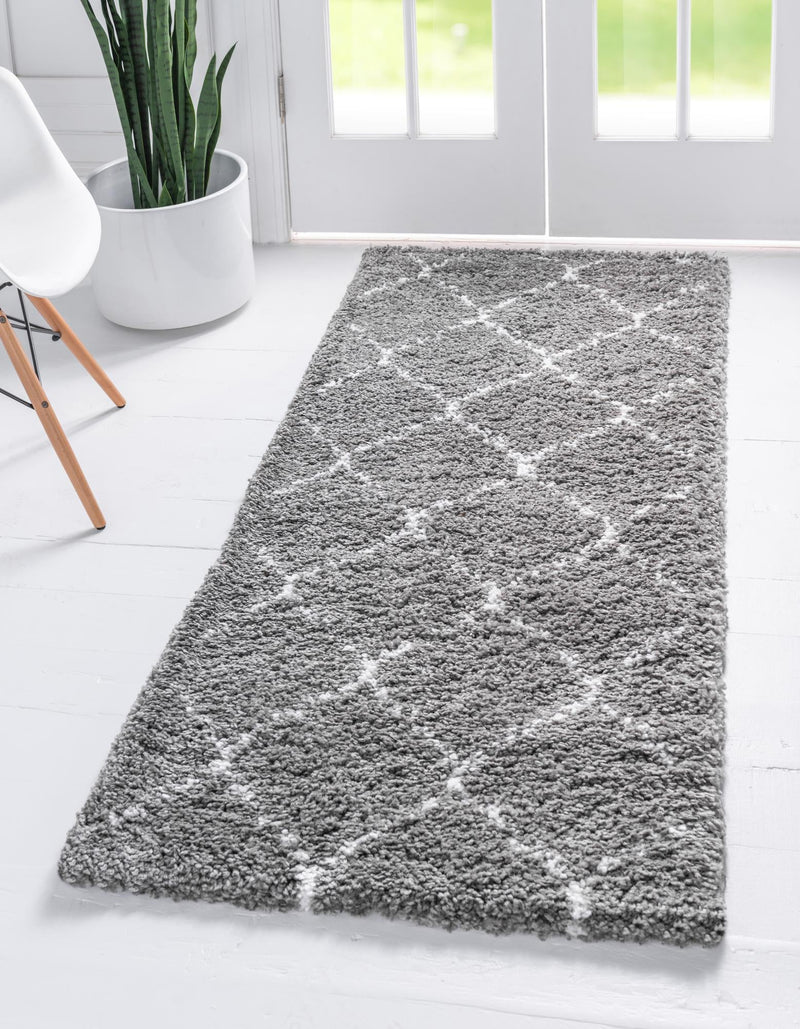 Casablanca Comfort Collection Area Rug - Medina Runner Gray lifestyle 71