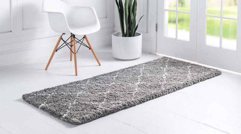 Casablanca Comfort Collection Area Rug - Medina Runner Gray lifestyle 87
