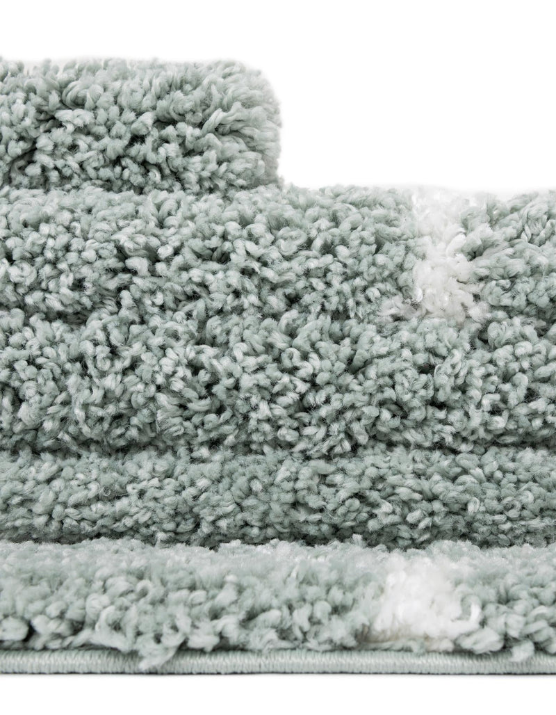 Casablanca Comfort Collection Area Rug - Medina Rectangle Light Green lifestyle 47