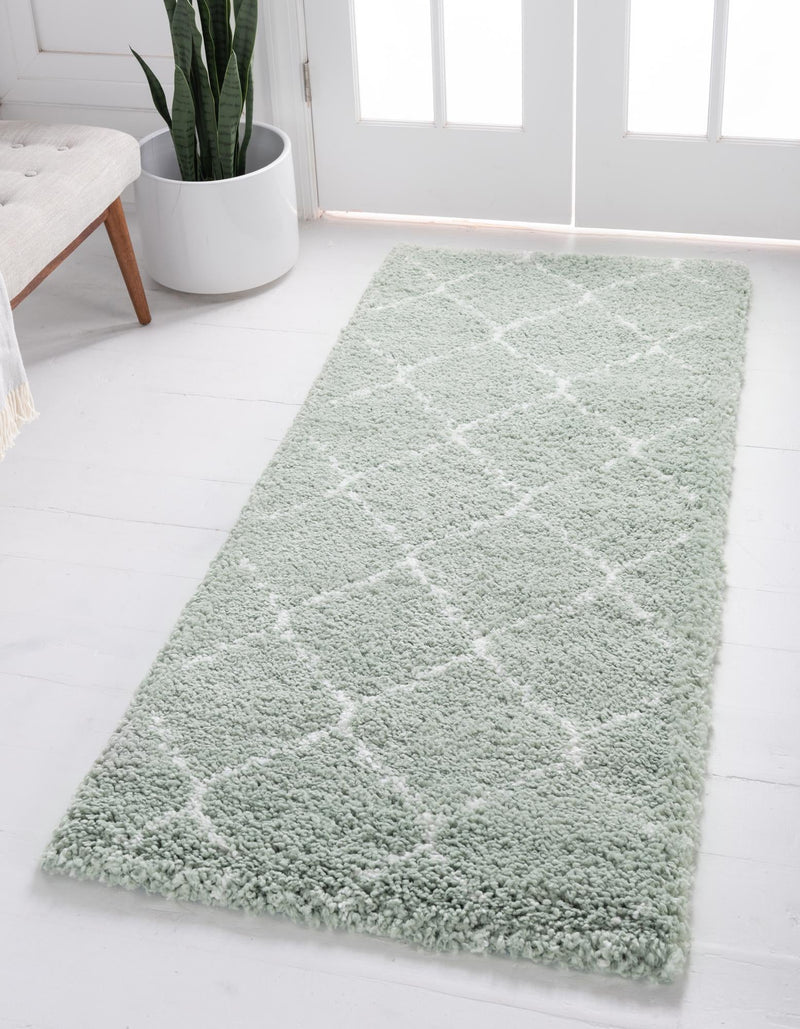 Casablanca Comfort Collection Area Rug - Medina Runner Light Green lifestyle 75