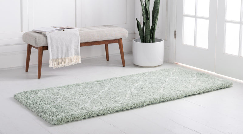 Casablanca Comfort Collection Area Rug - Medina Runner Light Green lifestyle 91